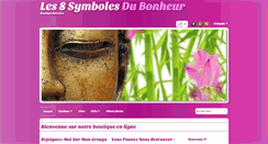 Desktop Screenshot of les8symbolesdubonheur.com