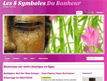 Tablet Screenshot of les8symbolesdubonheur.com